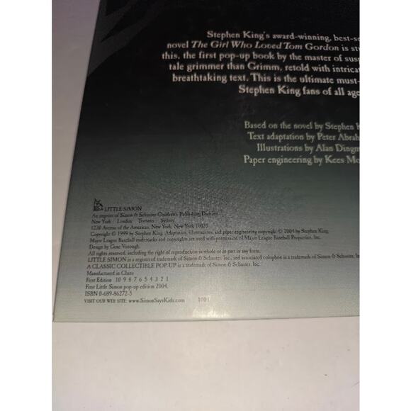 Stephen King, The Girl Who Loved Tom Gordon: A Pop-up; 1st Ed - Picture 3 of 5